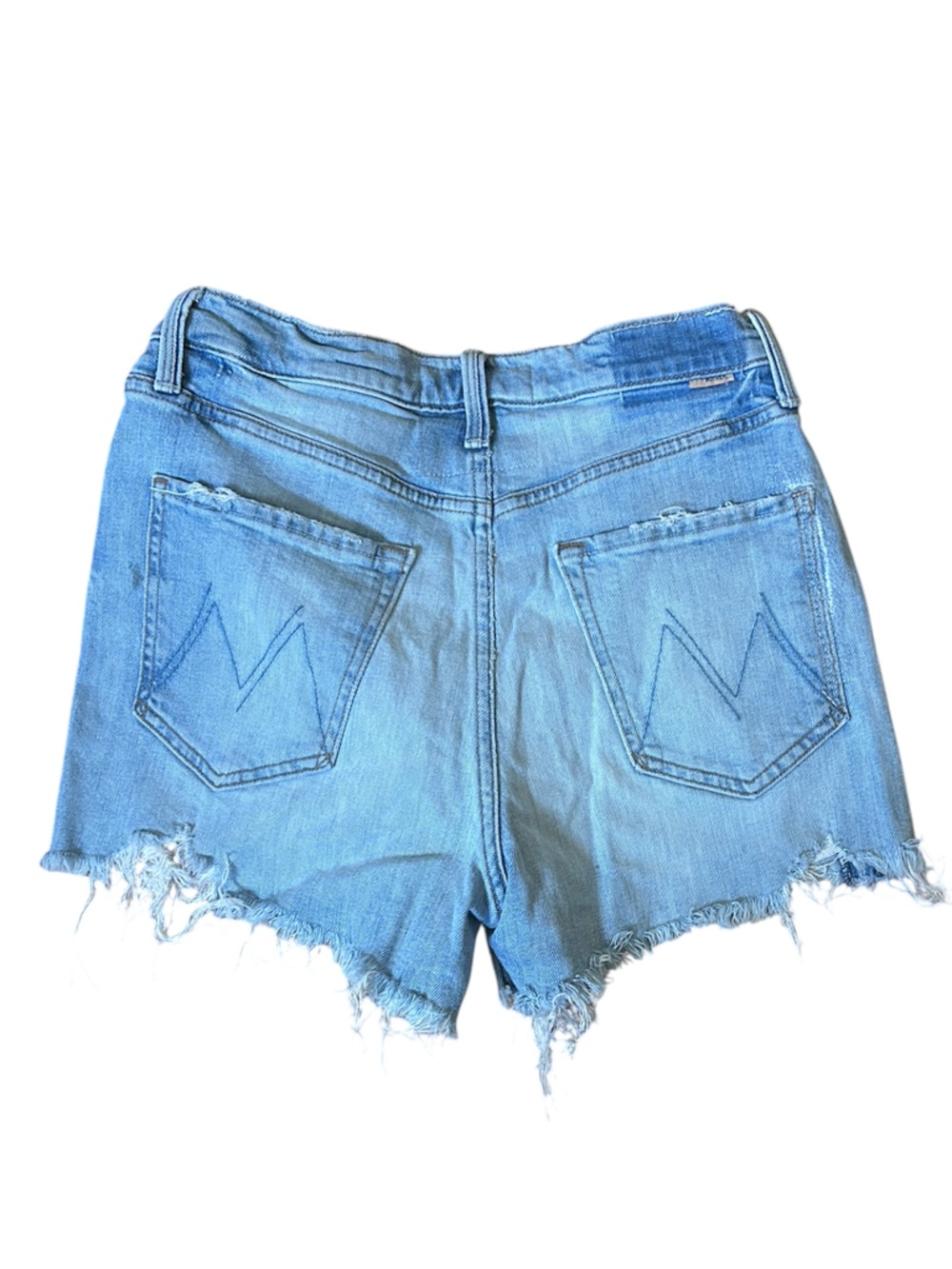 MOTHER Denim Ultra High Waisted Tomcat Kick Fray Short - Picture 4 of 8